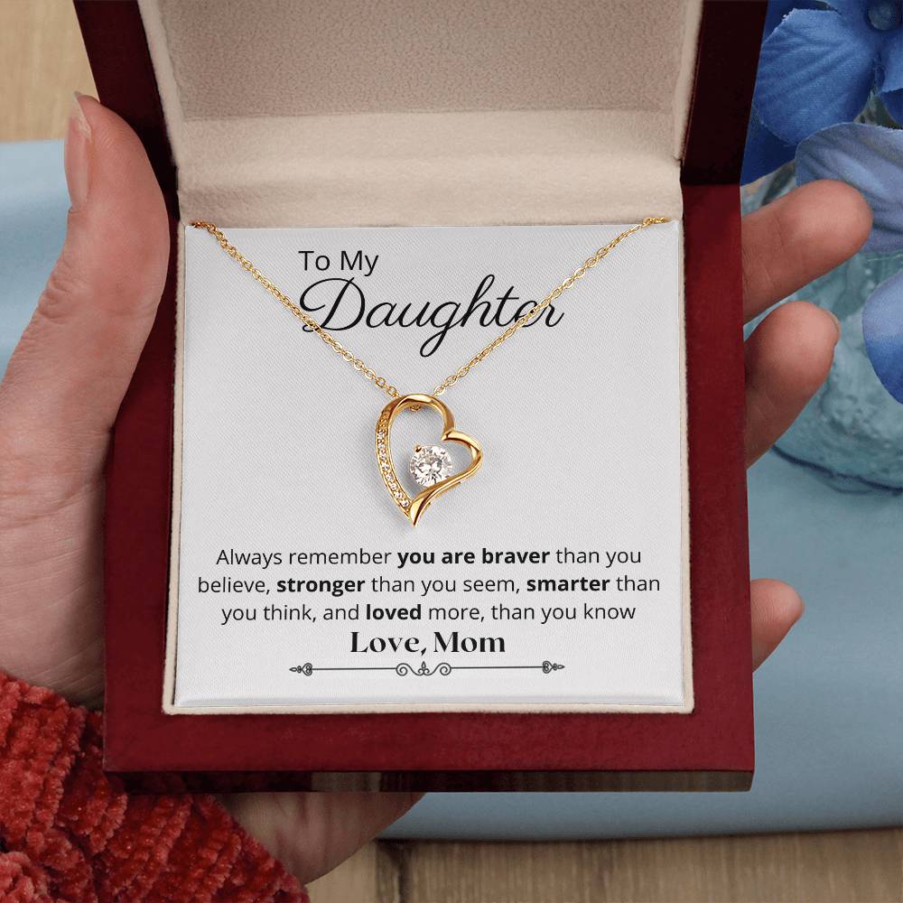 To My Daughter - Forever Love Necklace