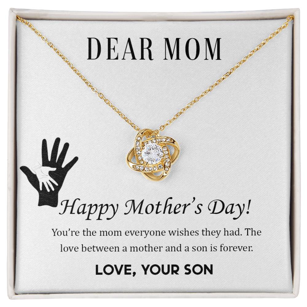 To My Mother - Love Knot Necklace